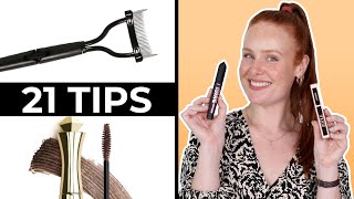 21 Mascara Tips amp Tricks You Need To Try  Life Changing Mascara Hacks [upl. by Chi]