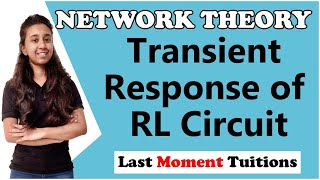 Transient Response of RL Circuit In Hindi  Network Theory [upl. by Alcott]