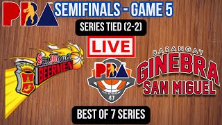 Live San Miguel Beermen Vs Barangay Ginebra San Miguel  Semifinals  Play by Play Live Scoreboard [upl. by Nivled]