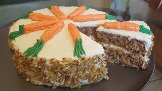 How to make a Carrot Cake from scratch [upl. by Hsatan]