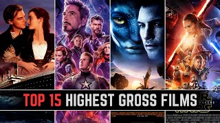 Top 15 Highest Grossing Movies Of All Time  Top 15 Highest Grossing Movies in the World  Hollywood [upl. by Johna]