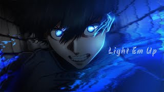 blue lock AMV Light them up [upl. by Ymerej]