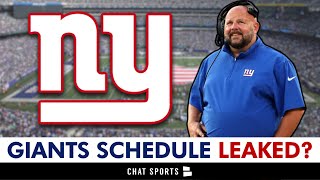 NY Giants Schedule Rumors Commanders Week 1 Playing In GERMANY [upl. by Arza]