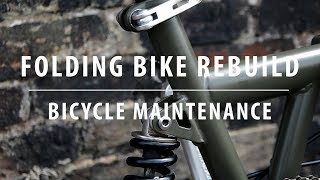 Late 90s Folding Bike Transformation  Bicycle Rebuild [upl. by Rol981]