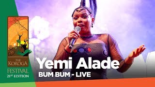 Yemi Alade  Bum Bum Live at The Koroga festival QueensRock edition [upl. by Esined288]