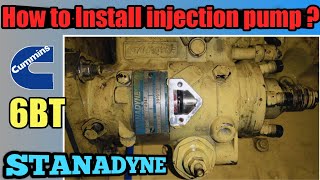 How to install injection pump STANADYNE  cara memasang injection pump merk STANADYNE [upl. by Meris]