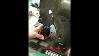 How to change Maytech motor shaft direction [upl. by Aicia540]