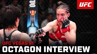 Ivana Petrovic Octagon Interview  UFC Vegas 91 [upl. by Schellens]