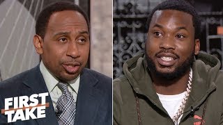 Meek Mill on Eagles repeat chances 76ers chemistry amp new album ‘Championships’  First Take [upl. by Iva]