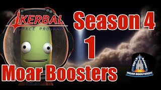 Moar Boosters 1 Kerbal Space Program Career 18 Modded [upl. by Nahum]