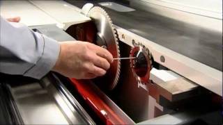 Altendorf Panel Saw Rapido Scoring System [upl. by Mikes]