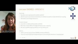 Mapping SNOMED to a classification system using ECL  Feikje Hielkema Raadsveld 202125 [upl. by Stannfield]