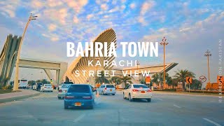 Bahria Town Karachi Street View 2020  Expedition Pakistan [upl. by Alohcin]