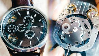 China Fossil watch service  watch repair  watch restoration [upl. by Alyaj]