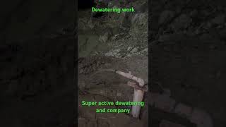 Dewatering work Up Ultra tech cement company super active dewatering and company [upl. by Aihsela]