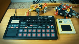 DRUM and BASS MIXTAPE with KORG ELECTRIBE 2S  HACKTRIBE and KORG KAOSSILATOR [upl. by Auqinot734]