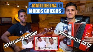 Los Modos musicales en un Vallenato  MATILDELINA  Acordeon y guitarra [upl. by Peterec]