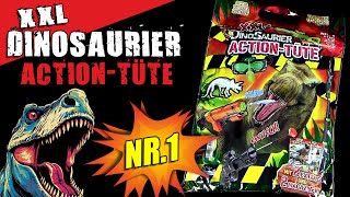 XXL Dinosaurier Action Tüte 1 mit 2 Extras  2 Magazine  TRex Jagd amp ein leuchtendes Skelett [upl. by Martguerita399]