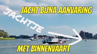 AANVARING BINNENVAART EN EEN JACHTJE NET VOORKOMENGoudaDordrecht 238 YACHT VLOG [upl. by Belda]