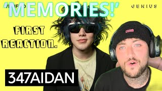 UK Reactors Reacts 347aidan  MEMORIES Official Music Video [upl. by Timmons]