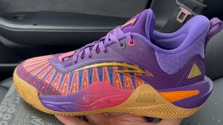 Anta Kai 1 Speed Twin Flame Purple Kyrie Irving Basketball Shoes [upl. by Eissel]