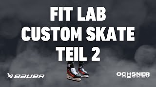 Fit Lab by Bauer Hockey Noél Blaha erhält den Custom Skate Teil 2 [upl. by Anceline966]