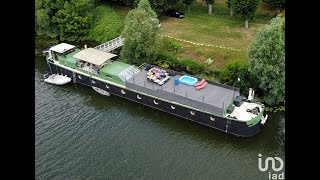 Péniche de charme à MEZY SUR SEINE [upl. by Nahguav]