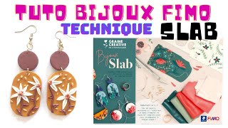 COMMENT FAIRE UN BIJOUX SLAB EN PATE FIMO NUANCIER ET PAS A PAS [upl. by Demona563]