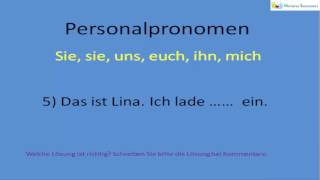 Personalpronomen  Fragen und Antworten 5 [upl. by Ferriter880]