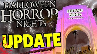 Halloween Horror Nights 2024 More Decorations Arriving  Coaster Update Universal Studios Hollywood [upl. by Htebirol]