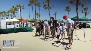 Company Picnic Game Ideas for Employee Team Building Bigfoot Racing [upl. by Enialehs]