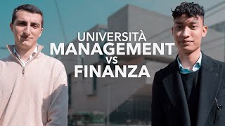 UNIVERSITÀ DI ECONOMIA MANAGEMENT VS FINANZA  Confronto e Opinioni sulla nostra esperienza Bocconi [upl. by Jemy]