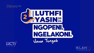 Iklan Paslon LuthfiYasin Pilgub Jateng 2024 quotNgopeni Ngelakoniquot 30sec 2024 [upl. by Anneres43]