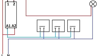 Podstawy elektryki  przekaźnik bistabilny [upl. by Hainahpez]