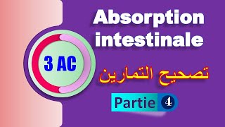 Exercices de labsorption intestinale 3 AC [upl. by Ynad]