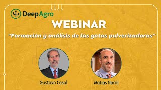 Webinar  Formación y análisis de las gotas pulverizadoras [upl. by Randolph]