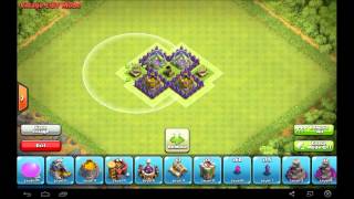 Amazing TH3 Farming Base Layout  Clash of Clans [upl. by Esdnil]