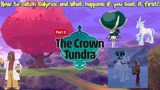 WHAT HAPPENS IF YOU BEAT CALYREX INSTEAD OF CATCHING IT  HOW TO CATCH CALYREX [upl. by Aeynod]