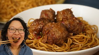 Boulettes de bœuf du Général Tao et Nouilles sautées [upl. by Marten381]