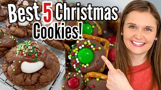 5 Quick amp EASY Christmas Cookies  Delicious Holiday Treats Made EASY  Julia Pacheco [upl. by Tsenre]