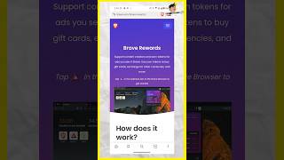 Earn Brave Reward Using Your Internet🤑 Earn 10 Crypto Daily By Using Smartphone🤑 cryptoearning [upl. by Rosemonde]