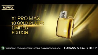 Presenting JOIWAY X1 Pro Max Gold 18K Gold Plated [upl. by Natlus]