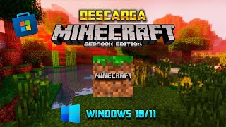 ✅ como DESCARGAR MINECRAFT BEDROCK en PC 👈ACTUALIZADO  18  121  2024  minecraft descargar [upl. by Atiuqahs]