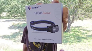 Brinyte HC01 Noctua Headlamp Review [upl. by Shig]