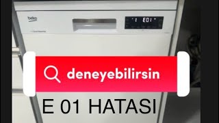 Bekar Arçelik bulaşık makinası e01 hatası ve çözümü [upl. by Norabal]