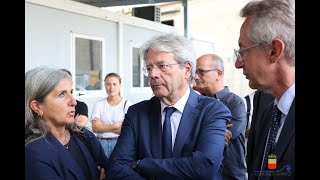 PNRR futuro e innovazione a Napoli Gentiloni in città [upl. by Anivid675]