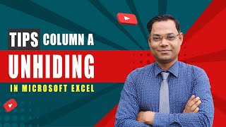 Unhiding Column A in excel [upl. by Lienet443]