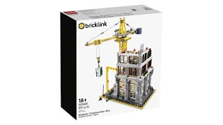 LEGO instructions  Bricklink  Designer Program  910008  Modular Construction Site [upl. by Lear661]