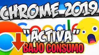 Google Chrome 2019 110 RAPIDO ⚡  ACTIVA Menos Memoria RAM  SOLUCION [upl. by Fasto]