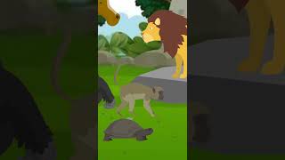 Sust Kachua  One Minute Story  Cartoon Animal cartoon [upl. by Hakeem933]